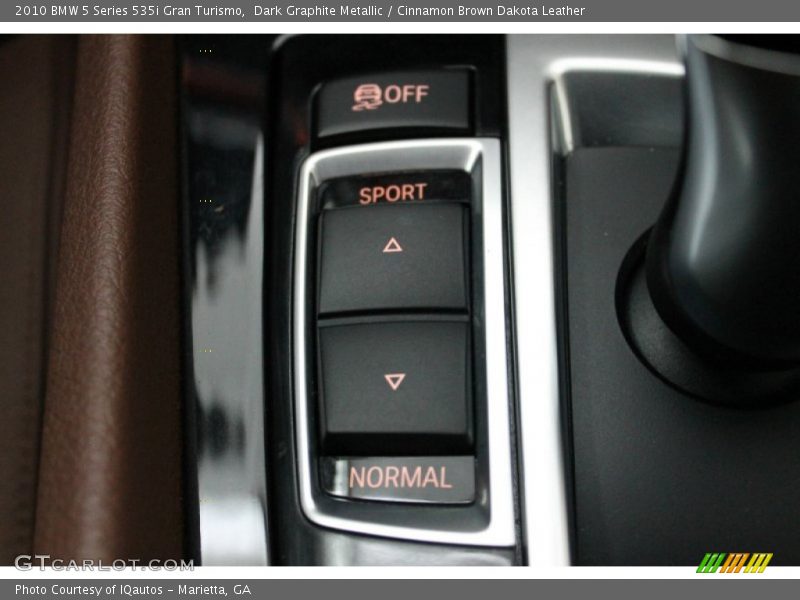 Dark Graphite Metallic / Cinnamon Brown Dakota Leather 2010 BMW 5 Series 535i Gran Turismo