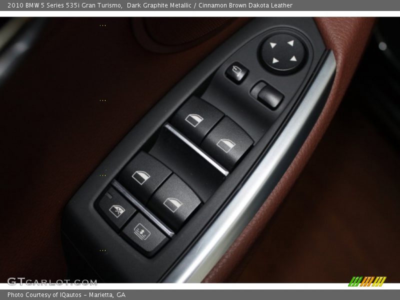 Dark Graphite Metallic / Cinnamon Brown Dakota Leather 2010 BMW 5 Series 535i Gran Turismo