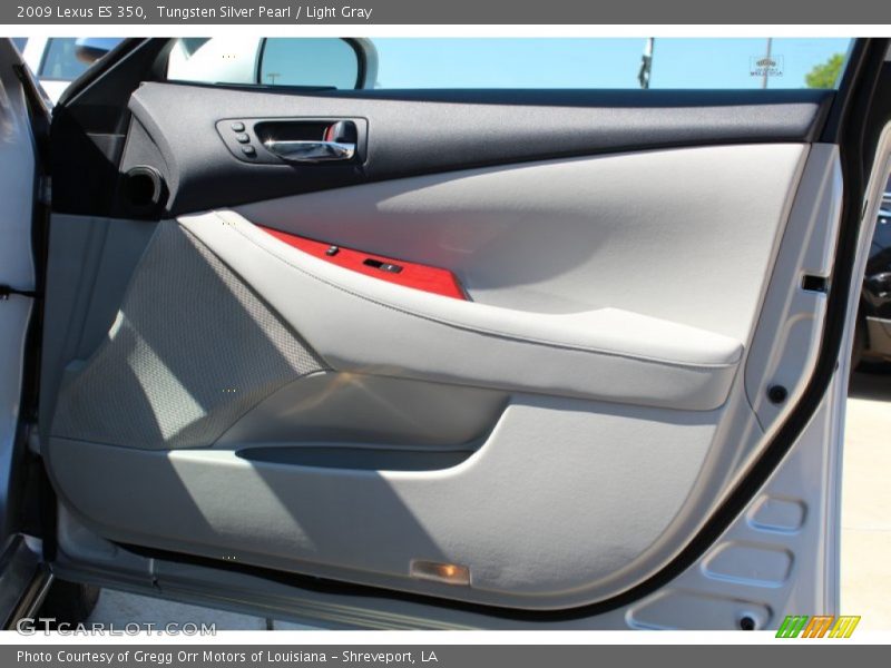 Tungsten Silver Pearl / Light Gray 2009 Lexus ES 350