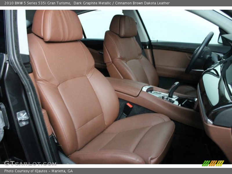 Front Seat of 2010 5 Series 535i Gran Turismo