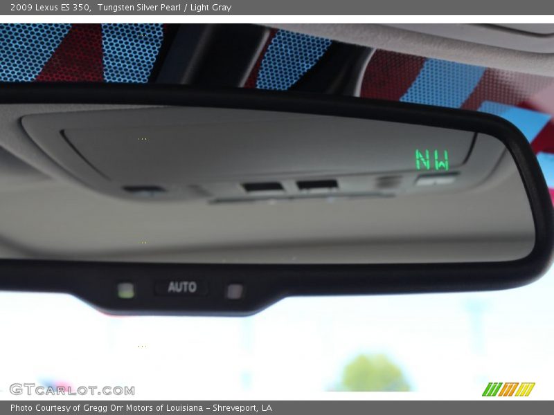Tungsten Silver Pearl / Light Gray 2009 Lexus ES 350