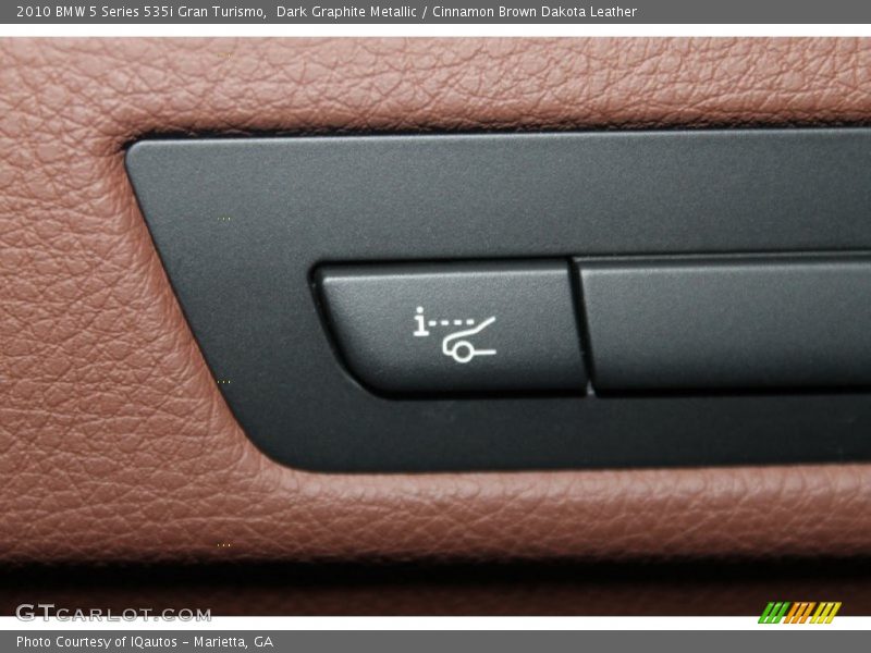 Dark Graphite Metallic / Cinnamon Brown Dakota Leather 2010 BMW 5 Series 535i Gran Turismo