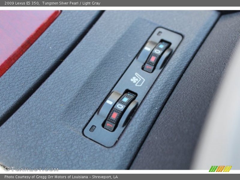 Tungsten Silver Pearl / Light Gray 2009 Lexus ES 350