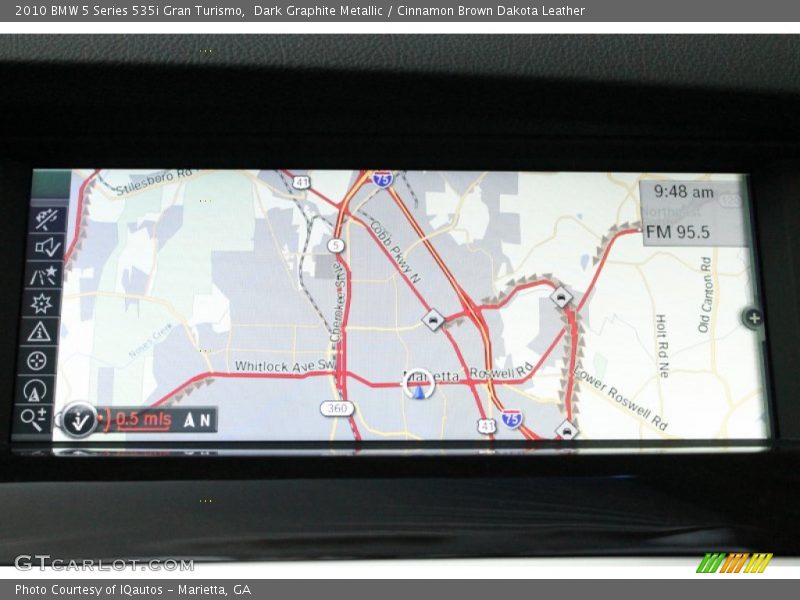Navigation of 2010 5 Series 535i Gran Turismo