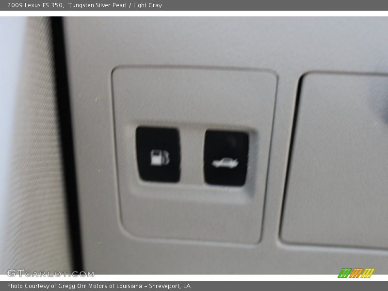 Tungsten Silver Pearl / Light Gray 2009 Lexus ES 350