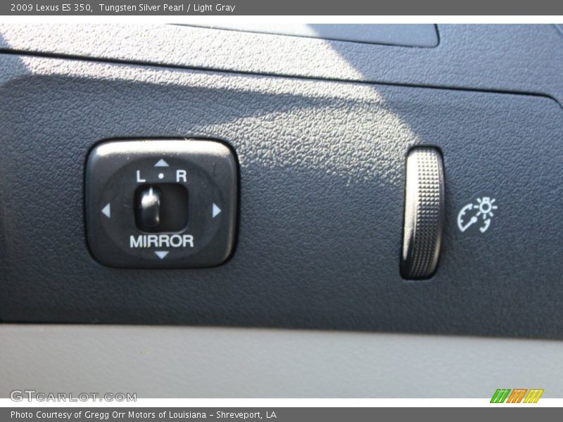 Tungsten Silver Pearl / Light Gray 2009 Lexus ES 350