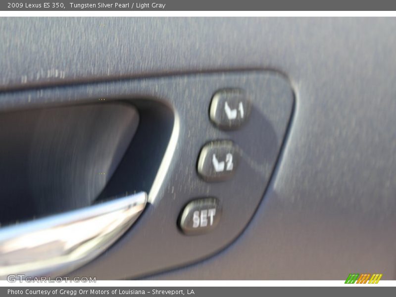 Tungsten Silver Pearl / Light Gray 2009 Lexus ES 350