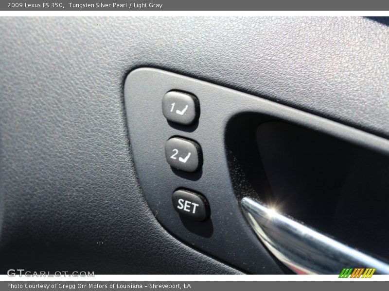 Tungsten Silver Pearl / Light Gray 2009 Lexus ES 350