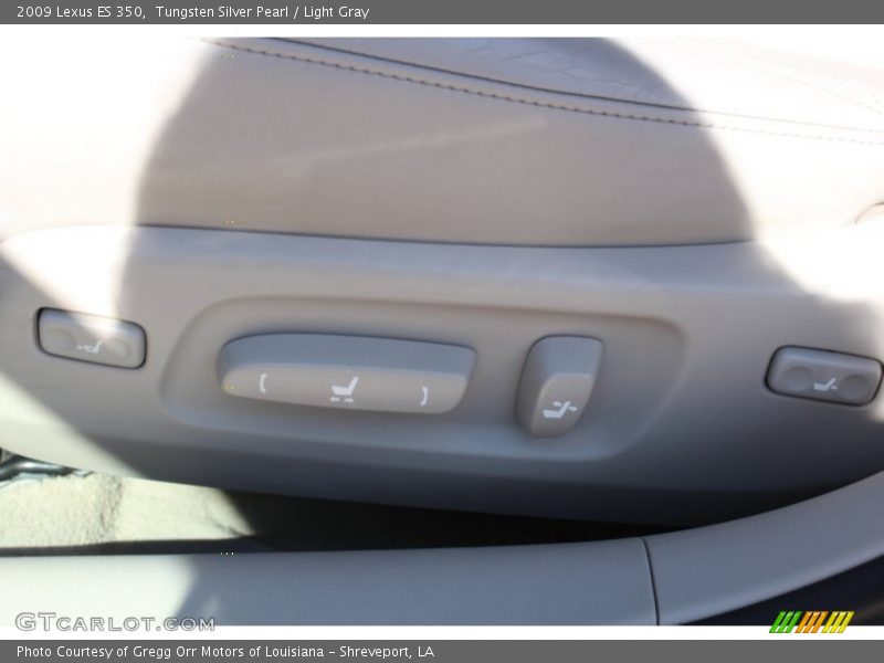 Tungsten Silver Pearl / Light Gray 2009 Lexus ES 350