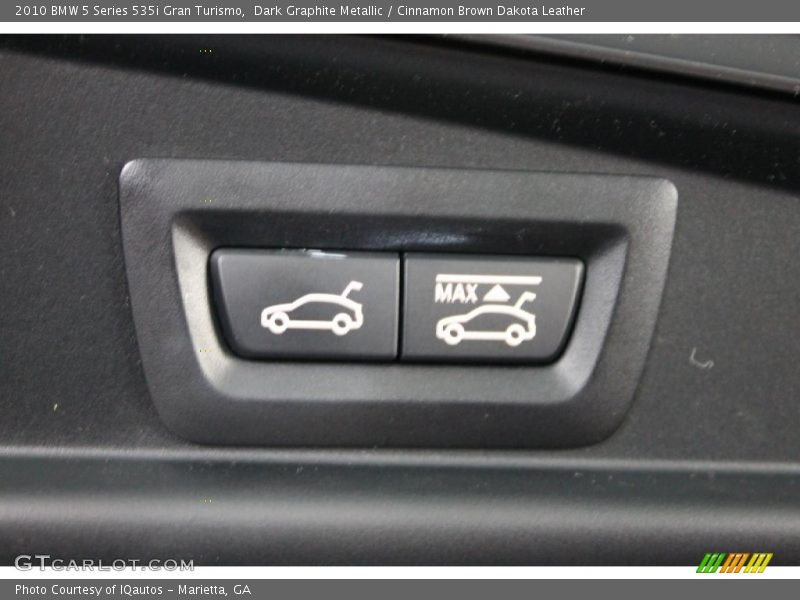 Dark Graphite Metallic / Cinnamon Brown Dakota Leather 2010 BMW 5 Series 535i Gran Turismo