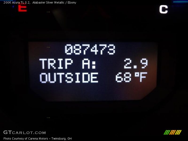 Alabaster Silver Metallic / Ebony 2006 Acura TL 3.2
