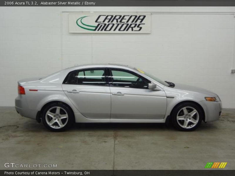 Alabaster Silver Metallic / Ebony 2006 Acura TL 3.2