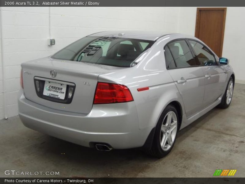 Alabaster Silver Metallic / Ebony 2006 Acura TL 3.2