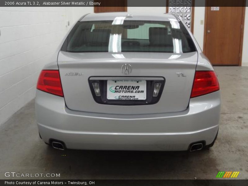 Alabaster Silver Metallic / Ebony 2006 Acura TL 3.2