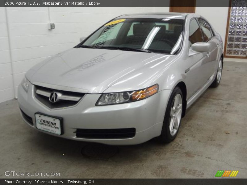 Alabaster Silver Metallic / Ebony 2006 Acura TL 3.2