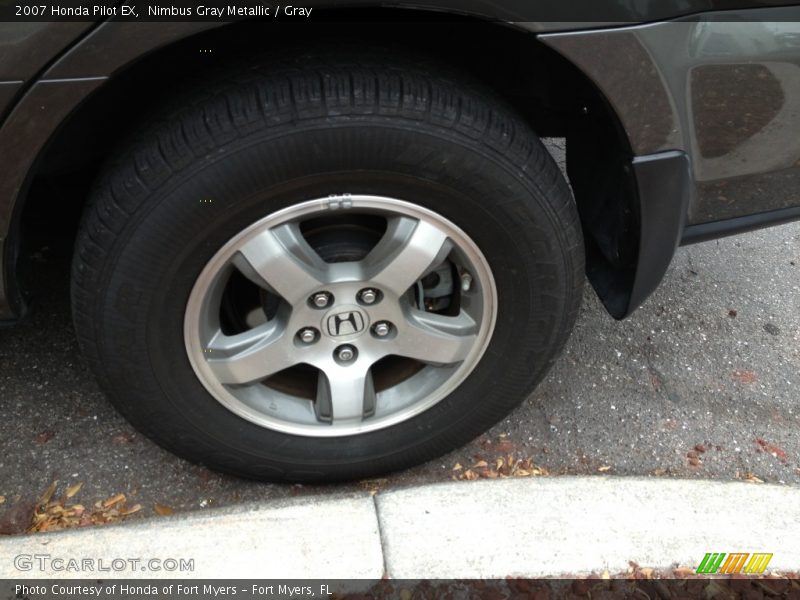 Nimbus Gray Metallic / Gray 2007 Honda Pilot EX
