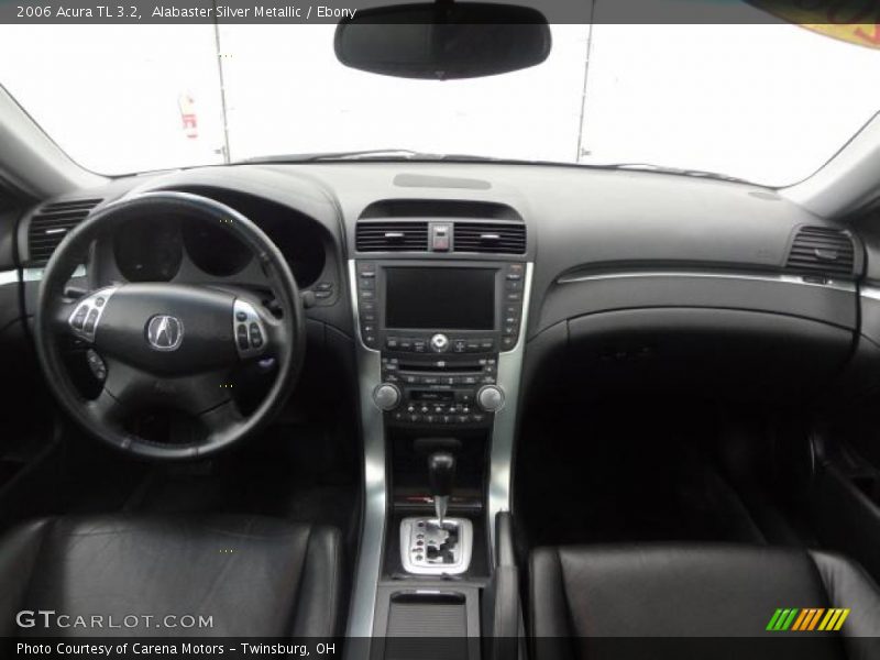 Alabaster Silver Metallic / Ebony 2006 Acura TL 3.2