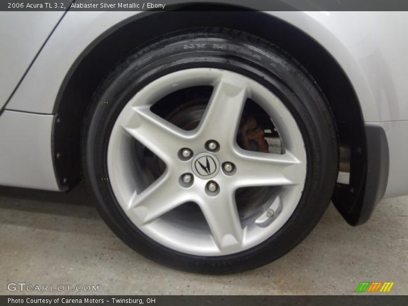 Alabaster Silver Metallic / Ebony 2006 Acura TL 3.2