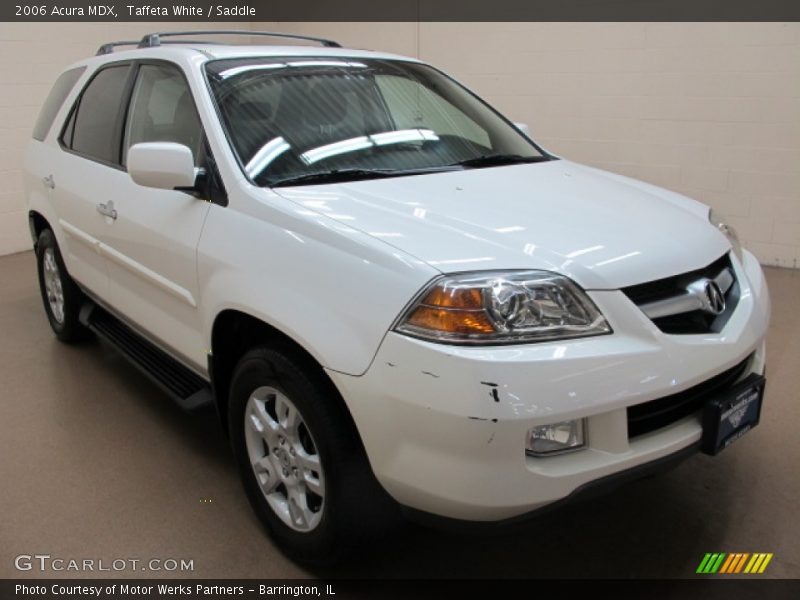 Taffeta White / Saddle 2006 Acura MDX