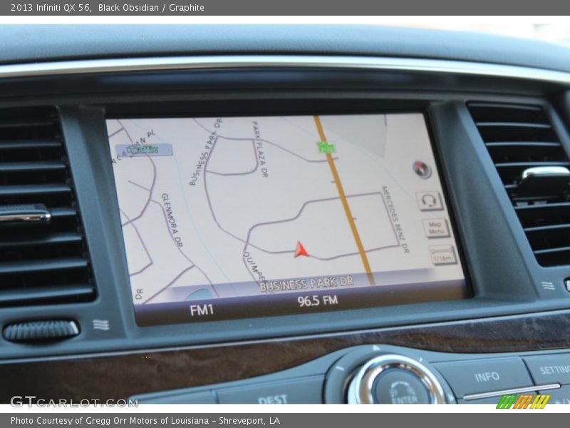Navigation of 2013 QX 56