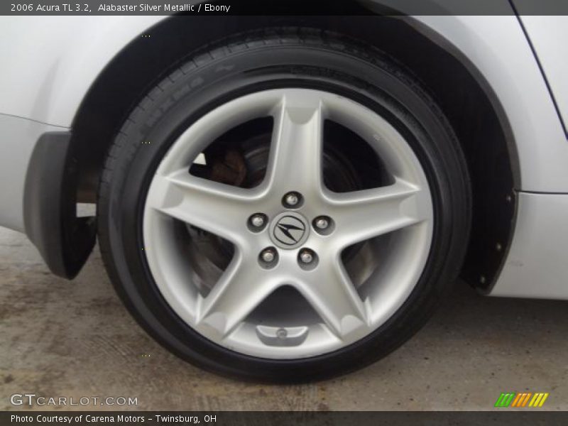 Alabaster Silver Metallic / Ebony 2006 Acura TL 3.2