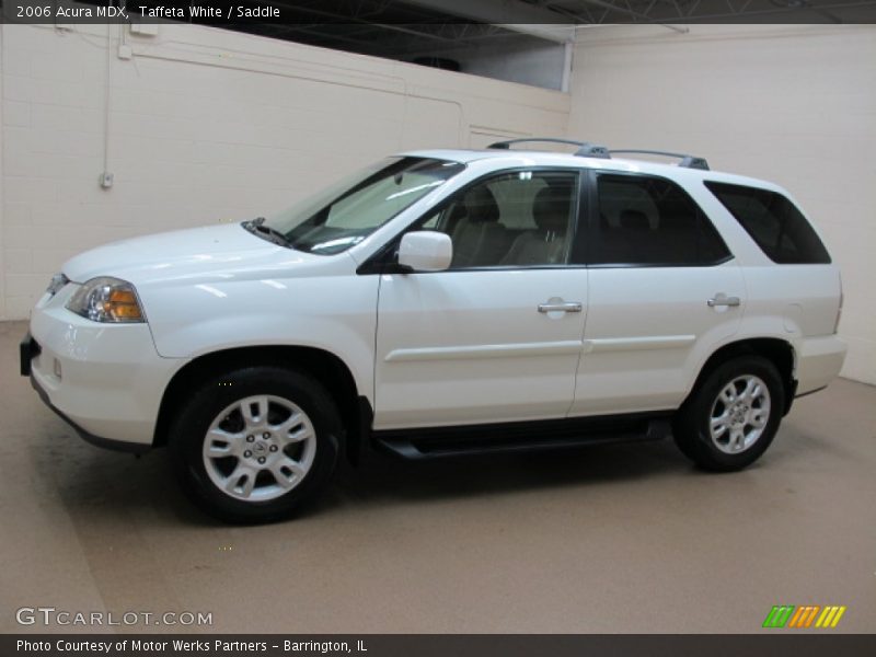 Taffeta White / Saddle 2006 Acura MDX