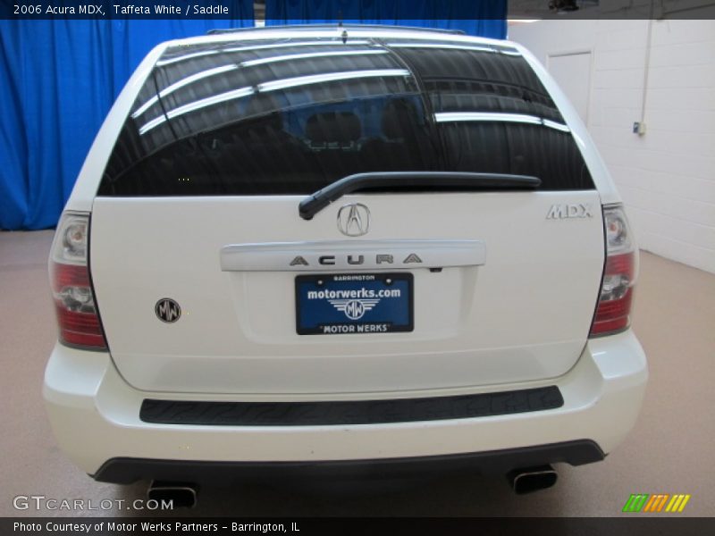 Taffeta White / Saddle 2006 Acura MDX