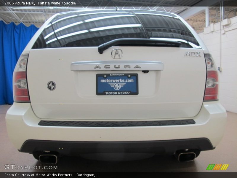 Taffeta White / Saddle 2006 Acura MDX
