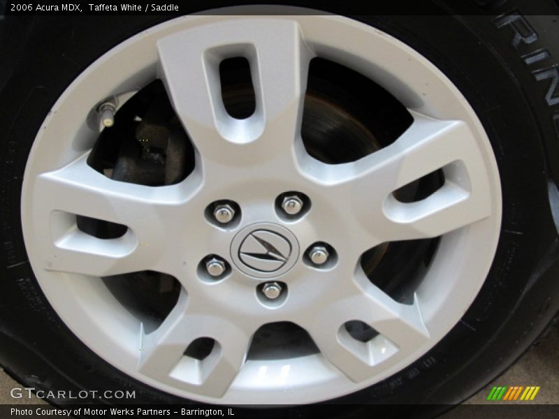 Taffeta White / Saddle 2006 Acura MDX