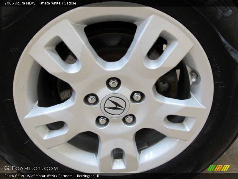 Taffeta White / Saddle 2006 Acura MDX
