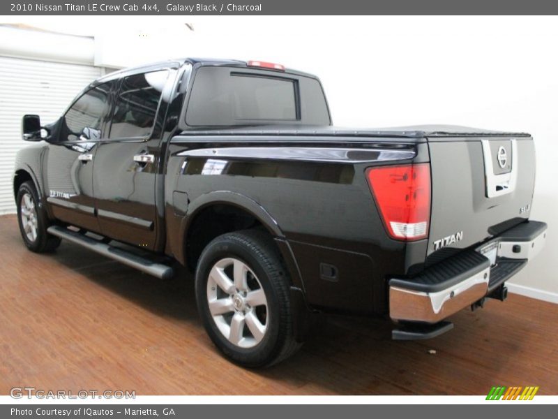 Galaxy Black / Charcoal 2010 Nissan Titan LE Crew Cab 4x4