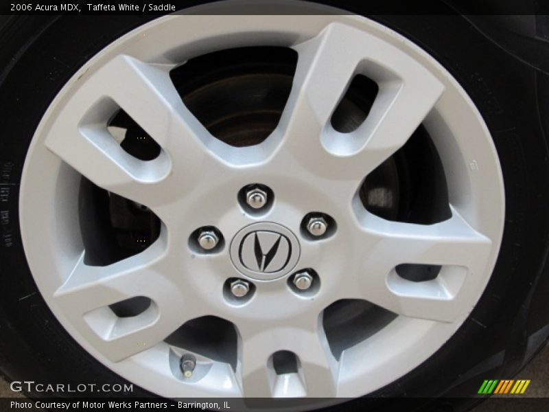 Taffeta White / Saddle 2006 Acura MDX