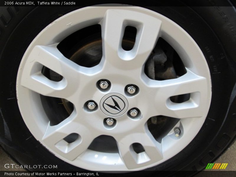 Taffeta White / Saddle 2006 Acura MDX