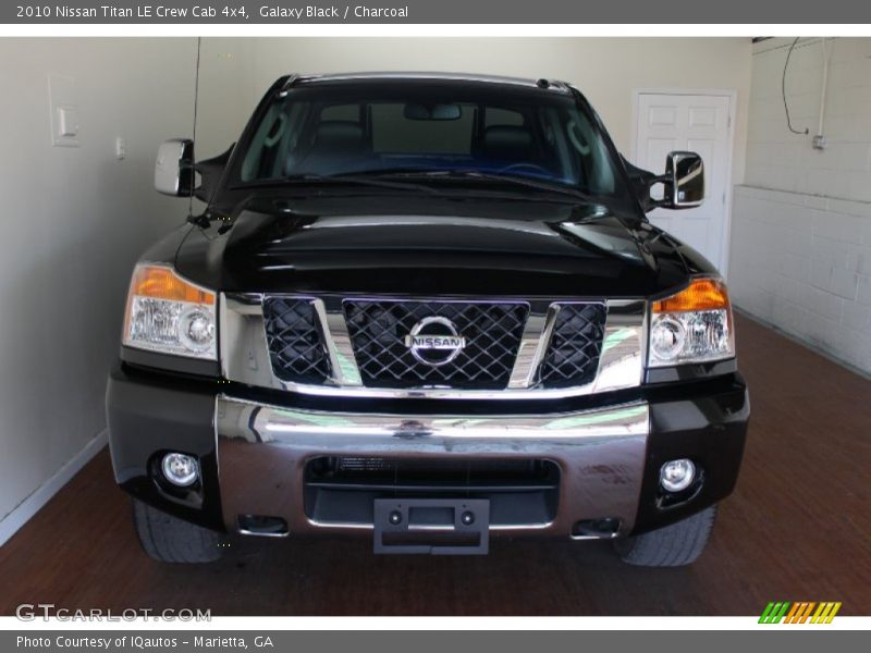 Galaxy Black / Charcoal 2010 Nissan Titan LE Crew Cab 4x4