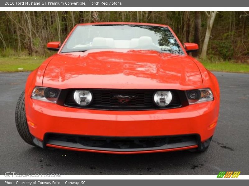 Torch Red / Stone 2010 Ford Mustang GT Premium Convertible