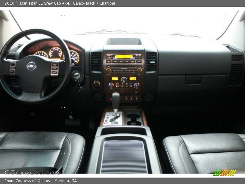Galaxy Black / Charcoal 2010 Nissan Titan LE Crew Cab 4x4