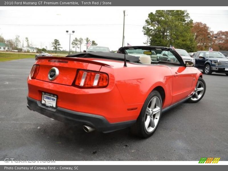 Torch Red / Stone 2010 Ford Mustang GT Premium Convertible