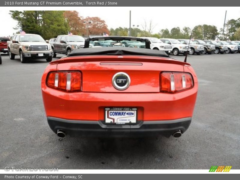 Torch Red / Stone 2010 Ford Mustang GT Premium Convertible