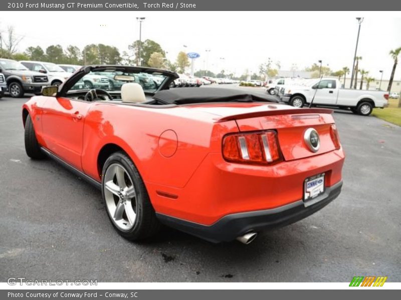 Torch Red / Stone 2010 Ford Mustang GT Premium Convertible