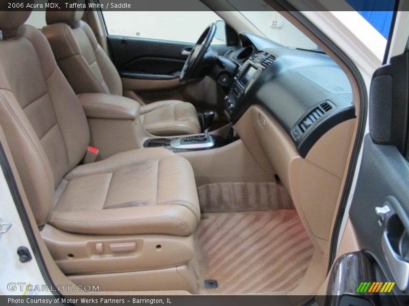 Taffeta White / Saddle 2006 Acura MDX