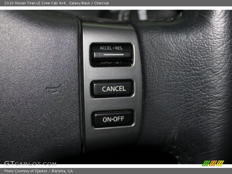 Galaxy Black / Charcoal 2010 Nissan Titan LE Crew Cab 4x4