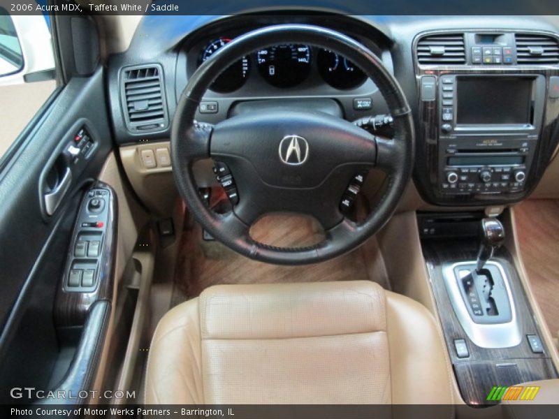 Taffeta White / Saddle 2006 Acura MDX
