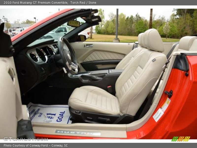 Torch Red / Stone 2010 Ford Mustang GT Premium Convertible
