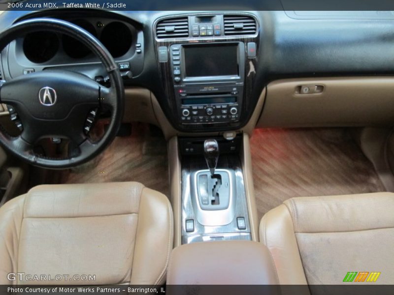 Taffeta White / Saddle 2006 Acura MDX