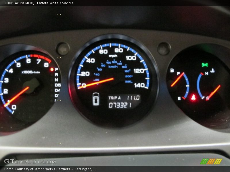 Taffeta White / Saddle 2006 Acura MDX