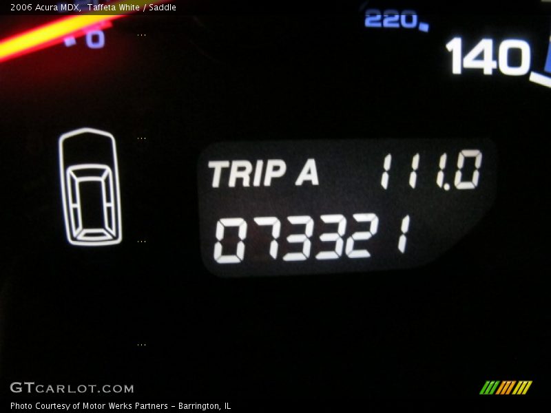 Taffeta White / Saddle 2006 Acura MDX