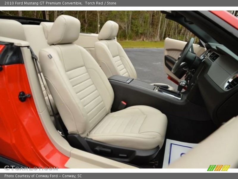  2010 Mustang GT Premium Convertible Stone Interior