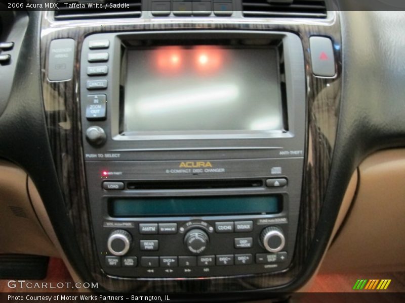 Taffeta White / Saddle 2006 Acura MDX