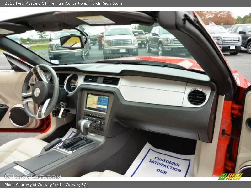 Torch Red / Stone 2010 Ford Mustang GT Premium Convertible
