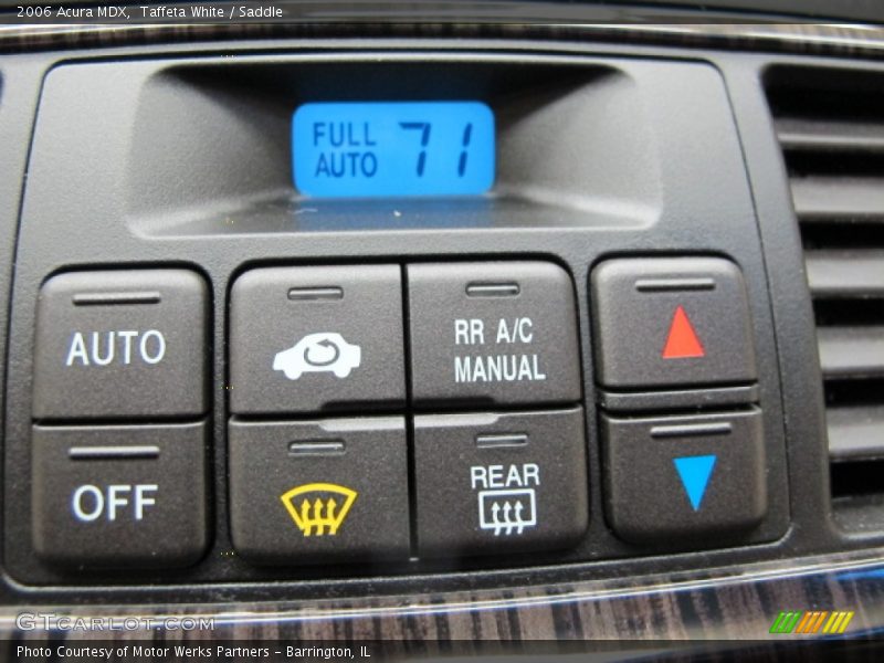 Taffeta White / Saddle 2006 Acura MDX